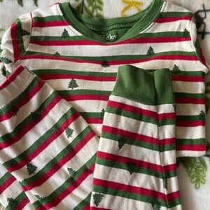 Hatley Holiday Pines Christmas Tree Striped PJ